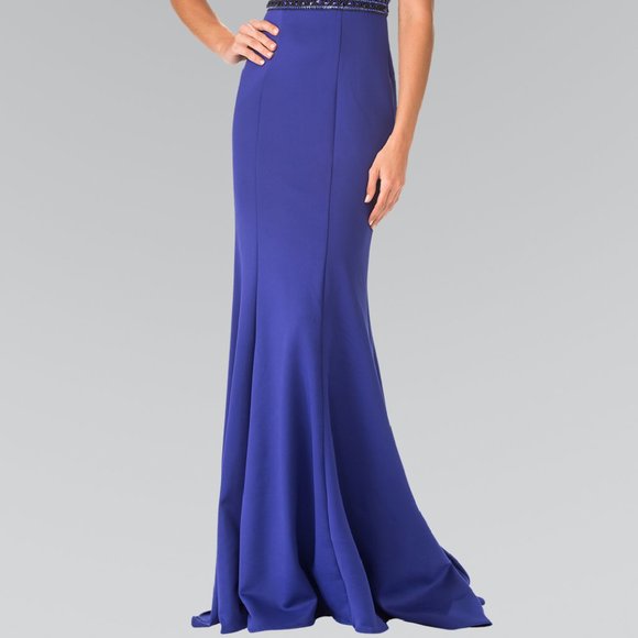 Crew Neck Sheath Shape Prom Dress GSGL2306 - Picture 6 of 7